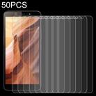 50 PCS 0.26mm 9H 2.5D Tempered Glass Film For Itel A44 - 1