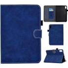 For Lenovo Legion Y700 Cowhide Texture Smart Leather Tablet Case(Blue) - 1