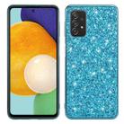 For Samsung Galaxy A13 4G Glitter Powder Shockproof TPU Phone Case(Blue) - 1