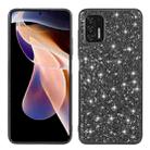 For Xiaomi Redmi Note 11 Pro Glitter Powder Shockproof TPU Phone Case(Black) - 1