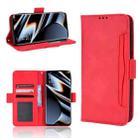 For OPPO Find X5 Pro Skin Feel Calf Pattern Leather Phone Case(Red) - 1