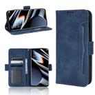 For OPPO Find X5 Pro Skin Feel Calf Pattern Leather Phone Case(Blue) - 1