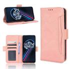 For OPPO Realme 9 Pro Skin Feel Calf Pattern Leather Phone Case(Pink) - 1