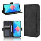 For TECNO Spark Go 2022 / Spark 8C Skin Feel Calf Pattern Leather Phone Case(Black) - 1