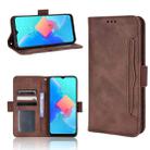 For TECNO Spark Go 2022 / Spark 8C Skin Feel Calf Pattern Leather Phone Case(Brown) - 1