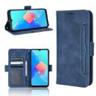For TECNO Spark Go 2022 / Spark 8C Skin Feel Calf Pattern Leather Phone Case(Blue) - 1