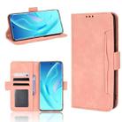 For Honor 60 Skin Feel Calf Pattern Leather Phone Case(Pink) - 1