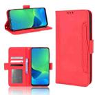 For Ulefone Note 13P Skin Feel Calf Pattern Leather Phone Case(Red) - 1