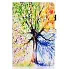 For Samsung Galaxy Tab S8 X700 X706 Colored Drawing Smart Leather Tablet Case(Colorful Tree) - 2