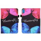 For Lenovo Legion Y700 Colored Drawing Smart Leather Tablet Case(Butterfly Love) - 1