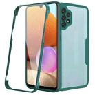 For Samsung Galaxy A32 4G Acrylic + TPU 360 Degrees Full Coverage Shockproof Phone Case(Green) - 1