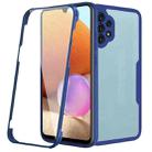 For Samsung Galaxy A32 4G Acrylic + TPU 360 Degrees Full Coverage Shockproof Phone Case(Blue) - 1