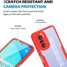 For Xiaomi Redmi K40 Acrylic + TPU 360 Degrees Full Coverage Shockproof Phone Case(Red) - 6