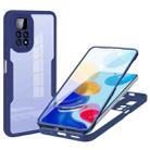 For Xiaomi Redmi Note 11 4G Global Acrylic + TPU 360 Degrees Full Coverage Shockproof Phone Case(Blue) - 1
