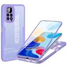 For Xiaomi Redmi Note 11 4G Global Acrylic + TPU 360 Degrees Full Coverage Shockproof Phone Case(Purple) - 1