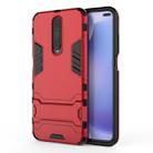 For Xiaomi Redmi K30 Shockproof PC + TPU Protective Case with Invisible Holder(Red) - 1