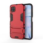 For Huawei Nova 6 SE Shockproof PC + TPU Protective Case with Invisible Holder(Red) - 1