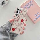 For Samsung Galaxy S22 5G Shell Pattern Flower TPU Phone Case(Little Red Flower) - 1