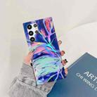 For Samsung Galaxy S22+ 5G Laser Marble TPU Phone Case(Purple Marble) - 1