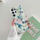 For Samsung Galaxy S22+ 5G Laser Flower TPU Phone Case(Rose) - 1