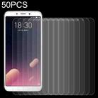 50 PCS 0.26mm 9H 2.5D Tempered Glass Film For Meizu Meilan S6 - 1