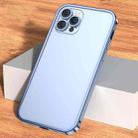 For iPhone 12 Pro Lens Protector Lock Buckle Case(Sierra Blue) - 1