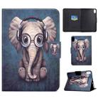 For Lenovo Legion Y700 Electric Pressed Smart Leather Tablet Case(Elephant) - 1