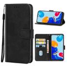 Leather Phone Case For Xiaomi Redmi Note 11 Global(Black) - 1