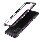 For Xiaomi Redmi K50 Gaming Aurora Lens Protector + Metal Frame Phone Case(Black Purple) - 1