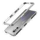 For Xiaomi Redmi K50 Gaming Aurora Lens Protector + Metal Frame Phone Case(Silver) - 1