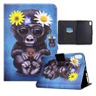 For Lenovo Legion Y700 Electric Pressed Smart Leather Tablet Case(Chimpanzee) - 1