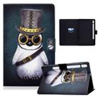 For Samsung Galaxy Tab S8 / S7 Electric Pressed Smart Leather Tablet Case(Penguin) - 1