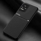 For Xiaomi Redmi K50 / K50 Pro Classic Tilt Magnetic Phone Case(Black) - 1