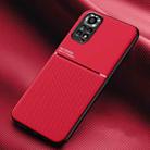 For Xiaomi Redmi Note 11 4G Classic Tilt Magnetic Phone Case(Red) - 1