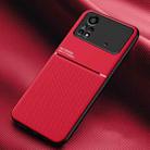 For Xiaomi Poco X4 Pro 5G Classic Tilt Magnetic Phone Case(Red) - 1
