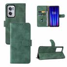 For OnePlus Nord CE 2 5G Skin Feel Magnetic Flip Leather Phone Case(Green) - 1