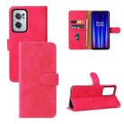 For OnePlus Nord CE 2 5G Skin Feel Magnetic Flip Leather Phone Case(Rose Red) - 1