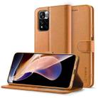 For Xiaomi Redmi Note 11 Pro+ 5G International Version LC.IMEEKE Calf Texture Leather Phone Case(Yellow) - 1