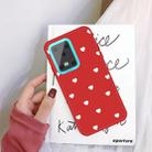 For Galaxy S20 Ultra Multi Love Heart Pattern Frosted TPU Protective Case(Red) - 1