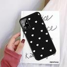 For Galaxy S20 Multi Love Heart Pattern Frosted TPU Protective Case(Black) - 1