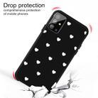 For Galaxy S20 Multi Love Heart Pattern Frosted TPU Protective Case(Black) - 4