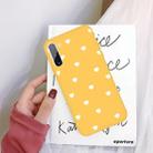 For Galaxy Note10 Multi Love Heart Pattern Frosted TPU Protective Case(Yellow) - 1