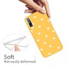 For Galaxy A50 Multi Love Heart Pattern Frosted TPU Protective Case(Yellow) - 3