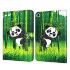 For Huawei Enjoy Tablet 2 10.1 3D Painted Pattern Leather Tablet Case(Panda) - 1