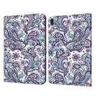 For Lenovo Tab E10 3D Painted Pattern Leather Tablet Case(Swirl) - 1