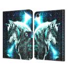 For Lenovo Tab M8 TB-805F 3D Painted Pattern Leather Tablet Case(Wolf) - 1