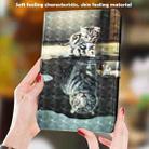 For Amazon Kindle Fire HD 8 2020 3D Painted Pattern Leather Tablet Case(Cat and Tiger) - 7