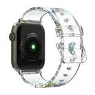 Aurora Transparent Silicone Watch Band For Apple Watch Ultra 49mm&Watch Ultra 2 49mm / Series 9&8&7 45mm / SE 3&SE 2&6&SE&5&4 44mm / 3&2&1 42mm(Transparent) - 1