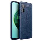 For Xiaomi Redmi Note 11E 5G Litchi Texture TPU Shockproof Phone Case(Navy Blue) - 1