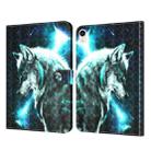 For iPad mini 2024 / mini 6 3D Painted Pattern Leather Tablet Case(Wolf) - 1